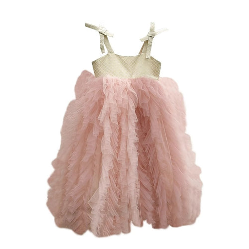 Rose Blossom Tulle Princess Gown