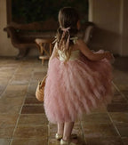 Rose Blossom Tulle Princess Gown