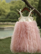 Rose Blossom Tulle Princess Gown